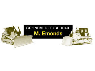 Logo Grondverzetbedrijf M. Emonds B.V. Gemert
